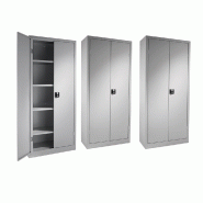 Lot de 3 armoires métalliques Jura