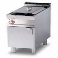 Redcook Friteuse à gaz 1 cuve de 18 LT. Structure en acier inoxydable. Dimensions 40x90 h90 cm. Modèle F18-94G - 2149