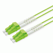 ROLINE Câble FO 50/125µm, LC/LC, OM5, LSOH, connecteurs Low-Loss, vert, 0,5 m ROLINE Câble FO 50/125µm, LC/LC, OM5, LSOH, connecteurs Low-Loss, vert, 0,5 m