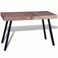 VidaXL Table Teck recyclé  Modèle Atlas Chic - 241707