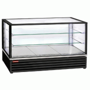 Vitrine réfrigérée positive à poser 3 étagères gn 1/1 noire - PVRDG-B1-R2