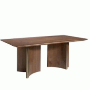 AC ANGEL CERDA Angel Cerdá Table à manger rectangulaire noyer 1109C 200 x 100 x 76 - Bois massif 8435631024545 AC ANGEL CERDA Angel Cerdá Table à manger rectangulaire noyer 1109C 200 x 100 x 76 - Bois massif 8435631024545