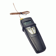 CHAUVIN ARNOUX - TK2000 Thermomètre numérique 1 voie couple K - Plage de mesure -50°C à 1000°C - Résolution 0,1 ou 1°C - Précision -50°C à 0°C : ±1°C