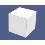 Cube KUB acier - Blanc RAL 9010