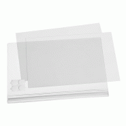 Durable Pochette A3 autocollante 335x445x0,6mm transparente UE=5 pièces - bleu papier 501719