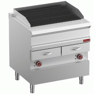 Grill vapeur électrique, grille en fonte ""double face&qu... - PE7/GVQA8-N