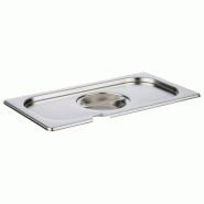 METRO Professional Couvercle GN 1/3, acier inoxydable - argenté Acier inoxydable 14/1 223