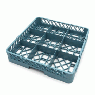 Panier à verres pour lave-vaisselle 50 x 50 cm avec 9 compartiments pour un lavage professionnel optimisé | Maxima - 9507104