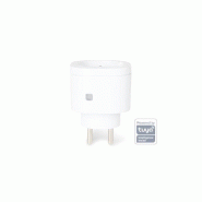 Perel Prise wifi Smart, 13 A, 3000 W, usage intérieur, terre française type E, blanc - SMART1001