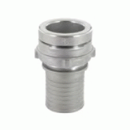 Raccord symétrique Guillemin - douille annelée sans oreilles - Aluminium - DN 100 - YGDAAL100VSO102_0