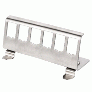 ROLINE Adaptateur pour rail DIN, vide, pour 6 Keystones_0