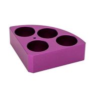 Support poly-block violet, 11 trous, Ø28x24mm pour LBM016 - Ref.: LBM011 Support poly-block violet, 11 trous, Ø28x24mm pour LBM016 - Ref.: LBM011