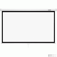 TecTake GmbH tectake écran de projection Cinema 72 pouces 183cm 16:9 4K HD Full HD Ultra HD montage mural plafond toile blanc gain 1.0 home cinéma -