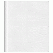 VidaXL Écran de balcon blanc 120x700 cm 100% polyester oxford Modèle Outdoor Ventoux - 4000102