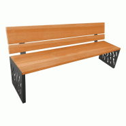 Banc bois et acier Venise