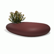 Banc stone bench - grenat