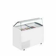 Congélateur vitré de glace UDRS10 (431 / 342) Blanc TEFCOLD