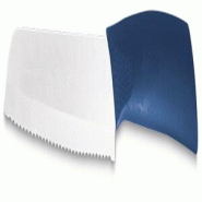 Couteau à pain en céramique Couteau à pain en céramique blanche, manche bleu 150 mm. Horemaq - 446114