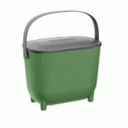 EDA Poubelle à compost avec filtre à charbon 10l - VERT - vert 3086960274771 EDA Poubelle à compost avec filtre à charbon 10l - VERT - vert 3086960274771