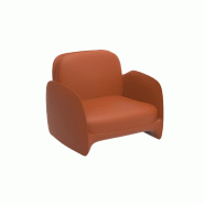 Fauteuil lounge in & out PEZZETTINA - argile