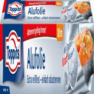 Film aluminium Toppits, 10 m x 30 cm, argenté - 266011 Film aluminium Toppits, 10 m x 30 cm, argenté - 266011