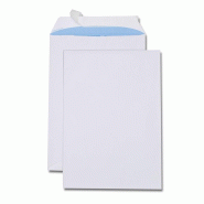 GPV Boîte de 250 pochettes Premier blanches 260x330/24, 120 g/m², adhésives avec bande - 3250650042296