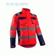 Veste de sécurité haute visibilité antisalissure - Coton et polyester - 4 poches - Class 3 - Hibana Coverguard Veste de sécurité haute visibilité antisalissure - Coton et polyester - 4 poches - Class 3 - Hibana Coverguard
