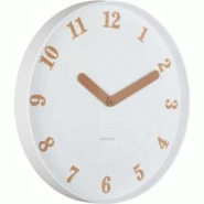 Horloge murale polypropylène Amena blanc Karlsson - blanc 8714302772351 Horloge murale polypropylène Amena blanc Karlsson - blanc 8714302772351