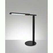 Ideal - Lampe à poser noire Fabas Luce - LED Tactile intégrée 10W variable CCT (3000K 4000K 5000K 6000K) - noir 8019282510833