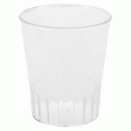 Mini verre transparent PS 6cl Ø4,8x5,6cm - par 500