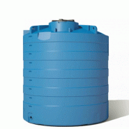 Réservoir rotomoulé en polyéthylène - 10000L aérien avec vanne DN 50 et bouchon vissant sécurisé