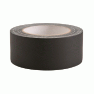 Ruban Gaffer noir mat 135µ - 25m x 50mm - Imperméable et flexible