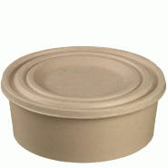 Saladier Fibre de bambou laminée naturel 1300ml - par 300