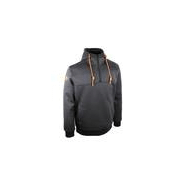 Sweatshirt noir 350 g/m2. Chaud, très souple et confortable