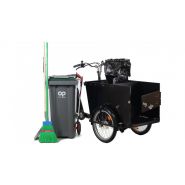 Triporteur pour collecte des déchets - amsterdam air - a une capacité de 100 kg / 230l
