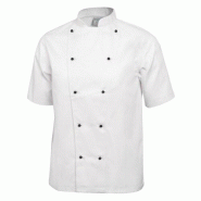 Veste de cuisine Whites Chicago manches courtes blanc S - S blanc 5050984241413