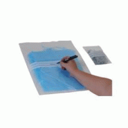 1000 Sacs polyéthylène incolore, fermeture flexi-pression zip, pour plats témoins - SZPPLTTMIN-IM02/BE_0