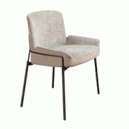 AC ANGEL CERDA Angel Cerdá Chaise en tissu gris et velours marron 4171C 58 x 54 x 76 - gris textile 8435631039655 AC ANGEL CERDA Angel Cerdá Chaise en tissu gris et velours marron 4171C 58 x 54 x 76 - gris textile 8435631039655