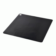 BERGNER - Tapis de protection 25x25 cm en silicone - noir silicone Q5197_0