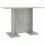 Décoshop26 - Table de salle à manger design simple 110 x 60 x 75 cm aggloméré gris DEC036638 - gris 3000261321859 Décoshop26 - Table de salle à manger design simple 110 x 60 x 75 cm aggloméré gris DEC036638 - gris 3000261321859