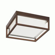 Gea Luce Ges2092 Plafonnier Led 20W En Aluminium Finition Marron Cct 3000K/4000K/5000K Ip65 - Plafonnier Extérieur Diffus - Gealuce - marron GES2092