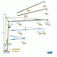 Grue gma - potain hd40a - 4t Grue gma - potain hd40a - 4t