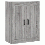 Helloshop26 - Armoire murale design moderne espace de rangement 69,5 x 34 x 90 cm en bois d'ingénierie gris 02_0048917 - gris Bois massif 30002355546 Helloshop26 - Armoire murale design moderne espace de rangement 69,5 x 34 x 90 cm en bois d'ingénierie gris 02_0048917 - gris Bois massif 30002355546