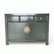 OPIUM OUTLET Asia Meubles Commode Buffet Armoire sideboard console chiffonnier 33083 gris foncé asiatique chinois oriental entièrement monté - gris OPIUM OUTLET Asia Meubles Commode Buffet Armoire sideboard console chiffonnier 33083 gris foncé asiatique chinois oriental entièrement monté - gris