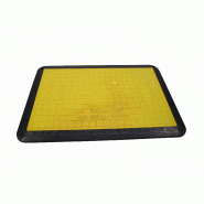 Plaque de sécurité piétons 12/8 - pack