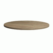 Plateau rond de table d'intérieur Tavola Ø110 cm stratifié Ciliego Avola