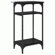 VidaXL Table d'appoint Chêne noir 40 x 30 x 75 cm Bois d'ingénierie Modèle Aero Essence Élite - 881176