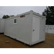 Bâtiment modulaire mixte - Bureau / sanitaire 12,5 m² Bâtiment modulaire mixte - Bureau / sanitaire 12,5 m²