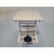 Elévateur à toupie en Aluminium USBECK 20 x 20 cm Elévateur à toupie en Aluminium USBECK 20 x 20 cm