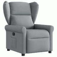 Fauteuil inclinable Gris clair Tissu Modèle Xerlonis - 4015656